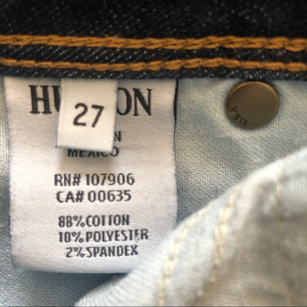 - Hudson Collin Flap Skinny Jeans - Picture 6 of 7